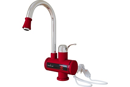 Смеситель-водонагреватель Mixline проточного типа wh-003 red, 3.3 квт, УЗО, кухня, индикатор температуры 551718