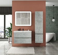 Шкаф пенал Art&Max Techno 40 см правый, бетон лофт натуральный