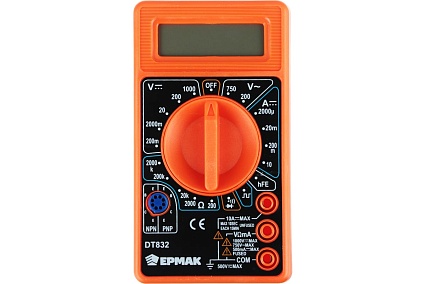 Мультиметр цифровой Ермак DT-832 660-004