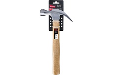 Столярный молоток с гвоздодером с деревянной проклеенной рукояткой Smartbuy 680 г, tools SBT-WHN-680p1