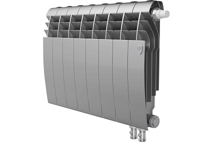 Радиатор Royal Thermo BiLiner 350 /Silver Satin VR - 8 секций НС-1196740