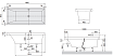 Квариловая ванна Villeroy&Boch Squaro Edge 12 180x80 см, арт. UBQ180SQE2DV-01