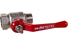 Полнопроходной кран НВ 3/4, ручка Uni-Fitt 111L3000