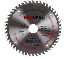 Диск пильный по дереву твердосплавный (200х32/30 мм; 48 зубьев) Redverg 6621225