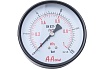 Манометр от 0 до 10 бар из углеродистой стали, D100 мм, BSPP 1/2", штуцер сзади по центру A-Flow G10-C-8G-100B-10bar
