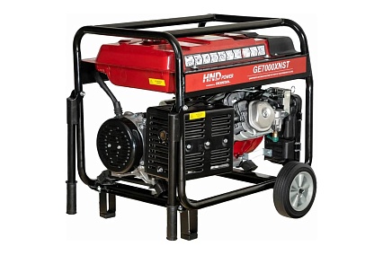 Бензиновый генератор HND GE 7000 XNST с двигателем Honda GE7000XNST
