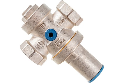 Редуктор давления STOUT PN25, вн/вн, 1", с выходом под манометр SVS-1008-000025 RG008UB795LIRB