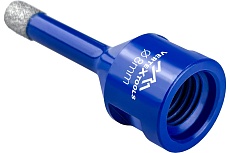 Коронка алмазная с техническим воском 8x35 мм для УШМ Vertextools 333-8-35