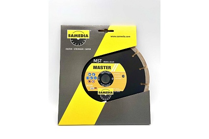 Диск алмазный универсальный MASTER MST (230х22.23 мм; 15 сегментов) SAMEDIA 300010