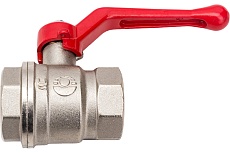 Шаровой для воды Valfex 1" ВР/ВР рычаг, никелированная латунь 11Б27фт1М VF.214.NR1.100.Bir