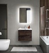 Тумба с раковиной BelBagno Marino-Cer-Mini 60 см Rovere Nature Grigio