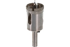 Коронка с центрирующим сверлом по стеклу и керамике (22х55 мм) Vertextools 336-22-55
