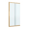 Шторка для ванны Cezares SLIDER-FIX-VF-11-90/150-C-BORO 90x150 прозрачная, брашированное золото