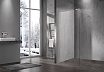 Душевая перегородка Vincea Walk-In VSW-1H120CLBN 120x200 брашированный никель, прозрачное