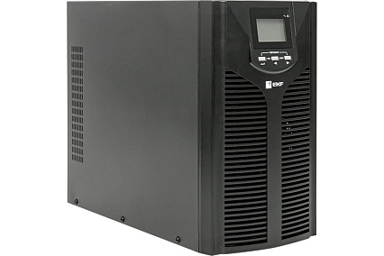 Источник бесперебойного питания двойного преобразования EKF E-Power 2000 ВА/1800 Вт PROxima напольный, c АКБ 6x12В_7 Ач RS232,USB, 4x Schuko SW920Pro-TB
