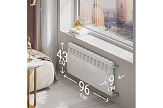 Радиатор Royal Thermo BiLiner 350 /Bianco Traffico VR - 12 секций НС-1196727