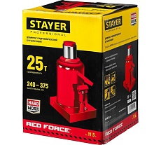 Гидравлический бутылочный домкрат Stayer Red Force 25т 43160-25_z01