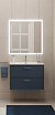 Мебель для ванной Kerama Marazzi Piano Classic 75 см 2 ящика, ясень синий матовый
