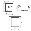 Кухонная мойка Point Динара PN3004W 42 см белый