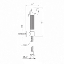 Гигиенический душ Nicolazzi 5523CL