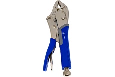 Зажим с фиксатором (250 мм, фигурные губки) Мастак 036-00250H