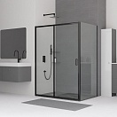 Душевой уголок RGW Classic CL-48B 120x80 прозрачное, черный