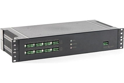 Источник питания Skat -V.16 RACK высота 1U+1U, 16 выходов по 0,5 А или 8 по 1А 2155