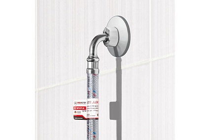 Угловая подводка PROFACTOR LUXE с полимерным покрытием, в/в 1/2, 40 см PF WFH 527.40