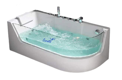 Акриловая ванна CeruttiSPA C-403L 170x80 левая