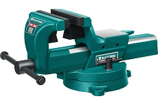 Кованые стальные тиски с регулировкой компенсации люфта Kraftool Forge-130/150 32700-150