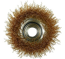 Кордщетка чашечная P.I.T. 60x0,3мм, латунированная витая проволока, резьба M14 APLS12-M060