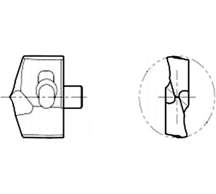 Головка сменная для корпусного сверла DESKAR HCD 13.9-J006 00-00051726