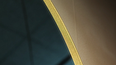 Зеркало Art&Max Sanremo AM-San-770-DS-F-Gold 77x77 см, с подсветкой, античное золото