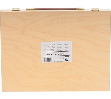 Набор метчиков и плашек Bucovice Tools M3-M12 115CrV3 34 предмета 310128