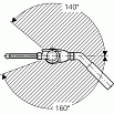 Слив-перелив Geberit 150.755.21.1 с кнопкой слива