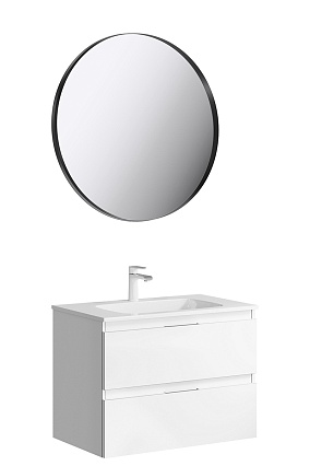 Мебель для ванной Aqwella Accent 75 см белый
