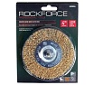 Кордщетка дисковая латунная 100 мм, в блистере Rockforce RF-BFR004(29069)