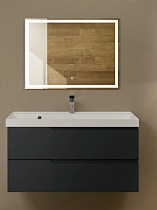 Мебель для ванной AQUAme S3 100 см антрацит