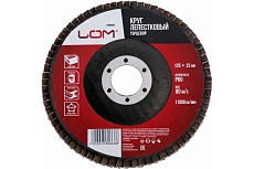 Круг лепестковый торцевой (125х22 мм; Р60) ЛОМ 2580668