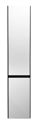 Шкаф пенал Creto Amelia 35 см антрацит/белый