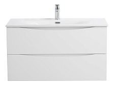 Тумба с раковиной BelBagno Marino-Cer-N 100 см Bianco Lucido