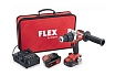 Двухскоростная аккумуляторная ударная дрель-шуруповерт Flex PD 2G 18.0 S52 Promo 18.0 В 490202