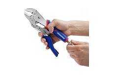 Зажимные клещи WORKPRO 250 мм, 10 дюймов, CR-V, с изогнутыми губками WP231074