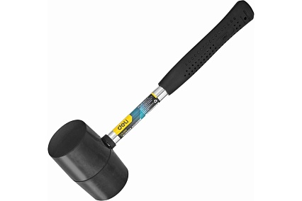 Резиновый молоток Deli dl5616 со стальной ручкой, длина 305 мм 104492