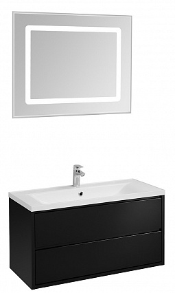 Мебель для ванной Акватон Римини 100, черный глянец