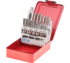 Набор метчиков RUKO М3-М12 мм HSSE-Co5 22пр 245002E