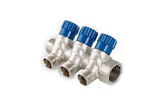 Коллектор с регулировочными вентилями PROFLINE 3/4x1/2, 3 выхода УТ-00044921