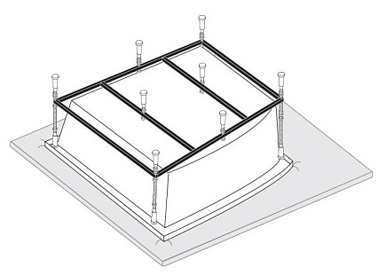 Каркас VagnerPlast Impossible 190x160