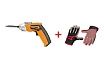 Отвертка Defort DS-36-GLt + перчатки Stomer Extra Grip XL 98296303