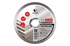 Диск алмазный по керамограниту 1A1R Ceramics Slim Master Line 125x1x7.5x22.2 мм Diam 700